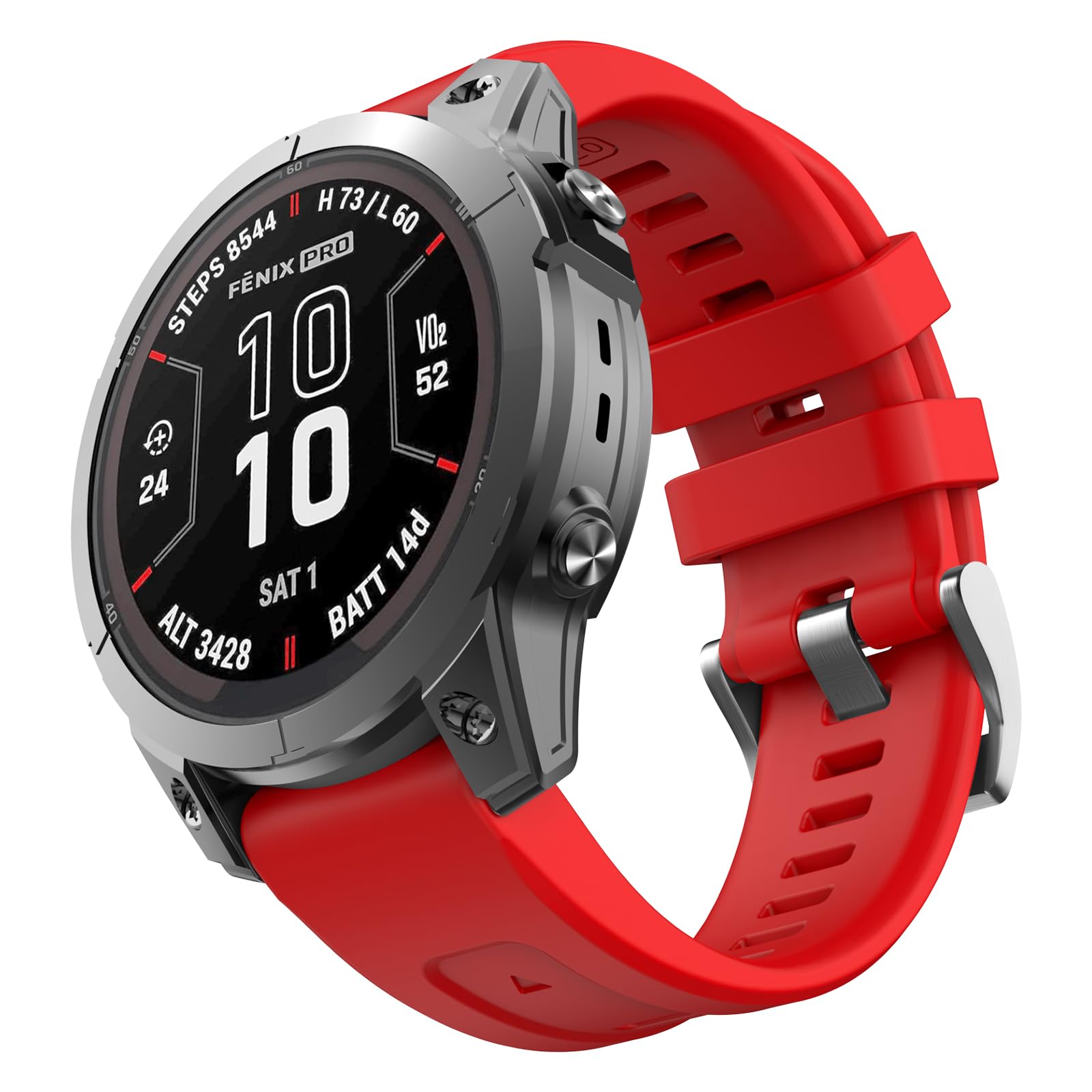 OVERSTEP Compatible with Fenix 7S Watch Band, 20mm Soft Silicone Replacement Straps for Garmin Fenix 7S Pro/Fenix 6S/ Fenix 6S Pro/Fenix 5S/ Fenix 5S Plus Smart Watch