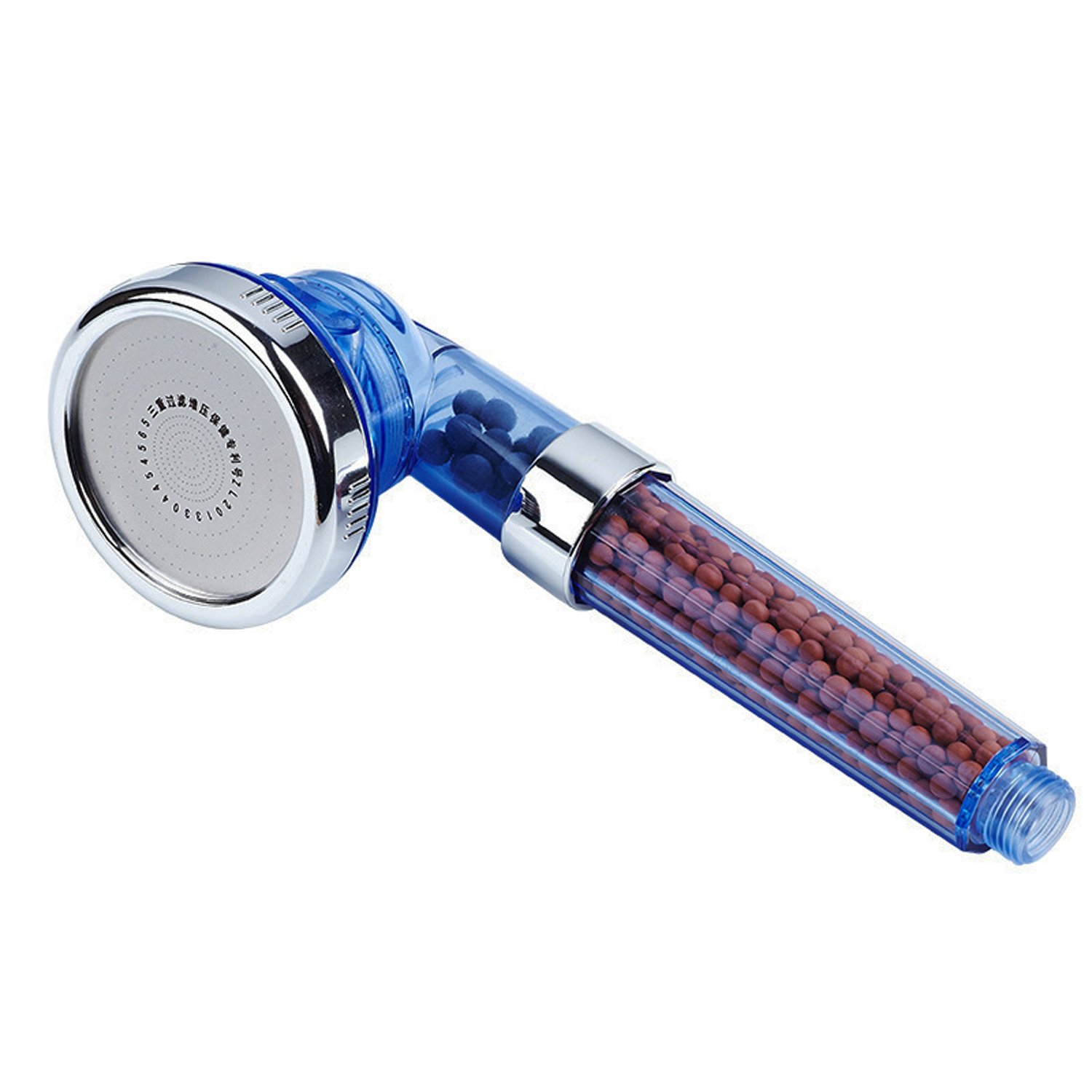 High-Pressure Tri-Function Ionic Filter Shower Head, High Pressure & 30% Water Saving 3 Modes Anionic Handheld Energy Ball Showerhead Set for Dry Hair & Skin Spa Guang-T