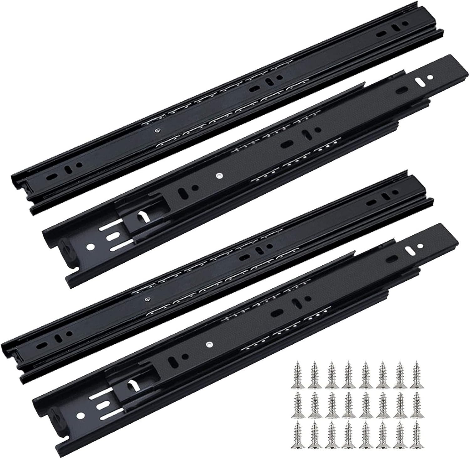 4Pcs Heavy Duty Runners Ball Bearing Drawer Slide for Kitchen
