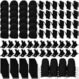 120 Pcs Homeless Care Package Supplies Winter Beanie Hat Gloves Socks Scarves Polyester Drawstring Bags for Women Men