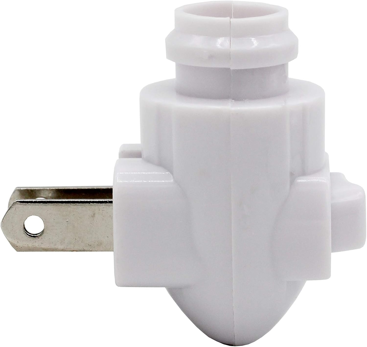 Creative Hobbies Plug in Night Light Module, White Plastic, Great for Making Your Own Decorative Night Lights, Pack of 10