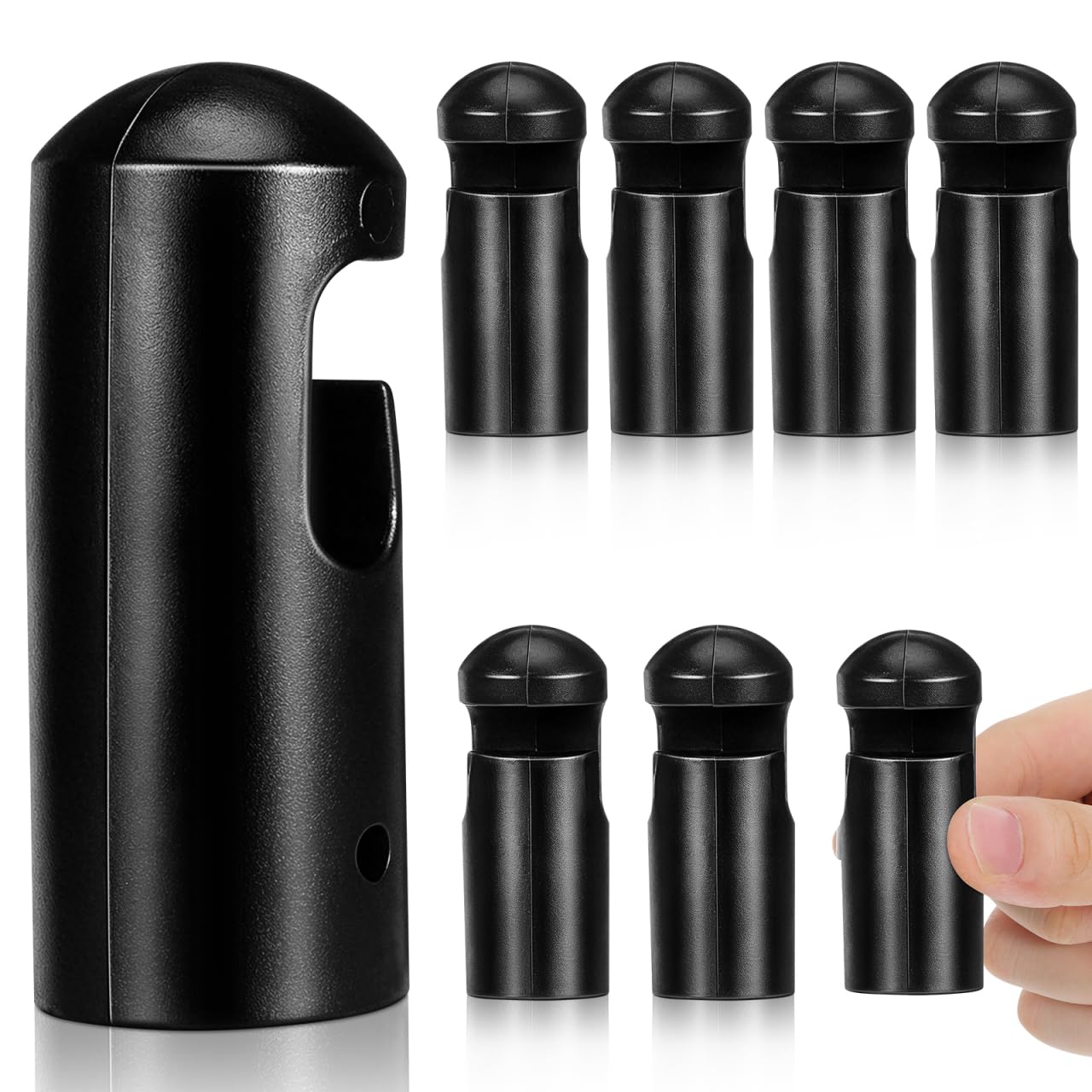 TOYANDONA 8pcs Trampoline Rod Covers Replacement Caps Heavy Duty Plastic Trampoline Pole Caps Spare Parts Protective Accessories for Household