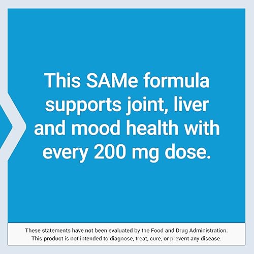 Miniatura 6 de Life Extension Same, Soporte para el estado de ánimo, las articulaciones y el hígado, sin gluten, sin OMG, vegetariano, 30 tabletas