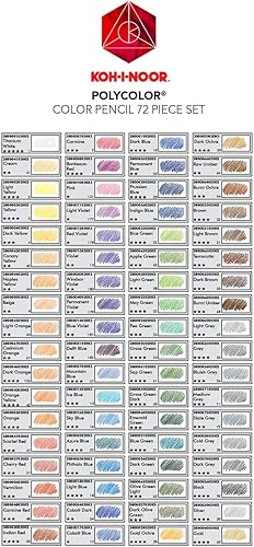 Miniatura 6 de Koh-I-Noor Polycolor set2 de lápices para colorear, Multicolor