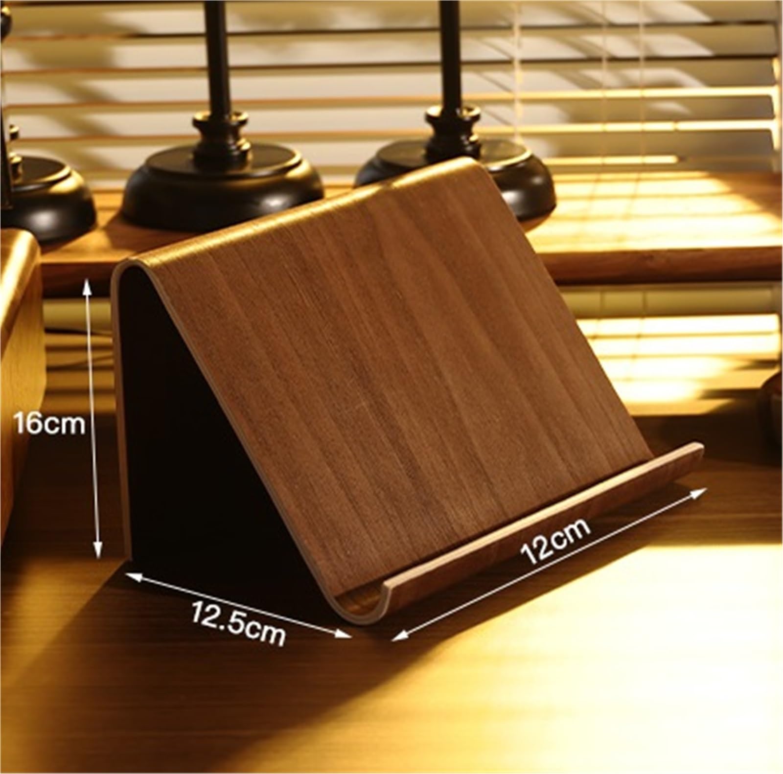 Supporto per dischi in vinile, contiene 8 LP in legno, organizer per album, elegante porta dischi per gli amanti della musica (Bruin)