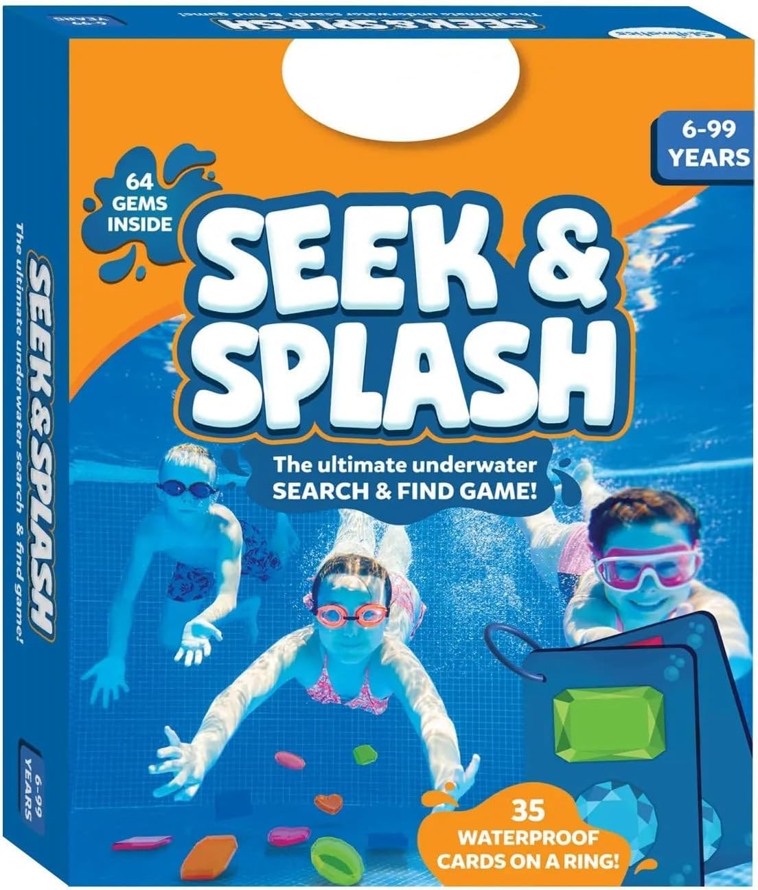 Seek and Splash Pool Game Underwater Diving Gems for Swimming