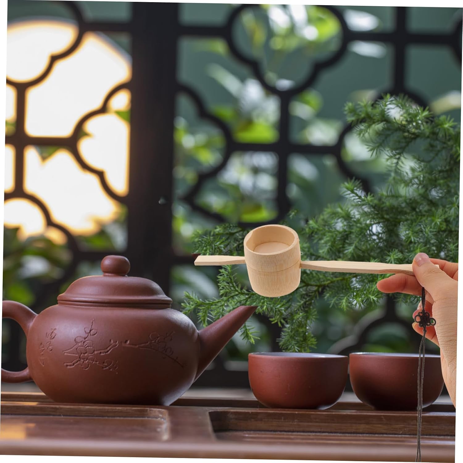 Unique Hand-made Bamboo Tea Filter Mesh Tea Strainer Enhance Your Experience