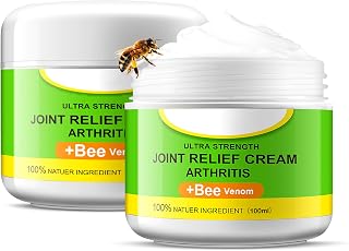 Bienengiftsalbe, Bienengiftlinderungscreme, 2x100g Bienengift Gelenk Knochentherapie Bee Creme,Gelenkschmerzen Schnell Lindern, für Arm, Taille, Hinterhand, Füße und Bein