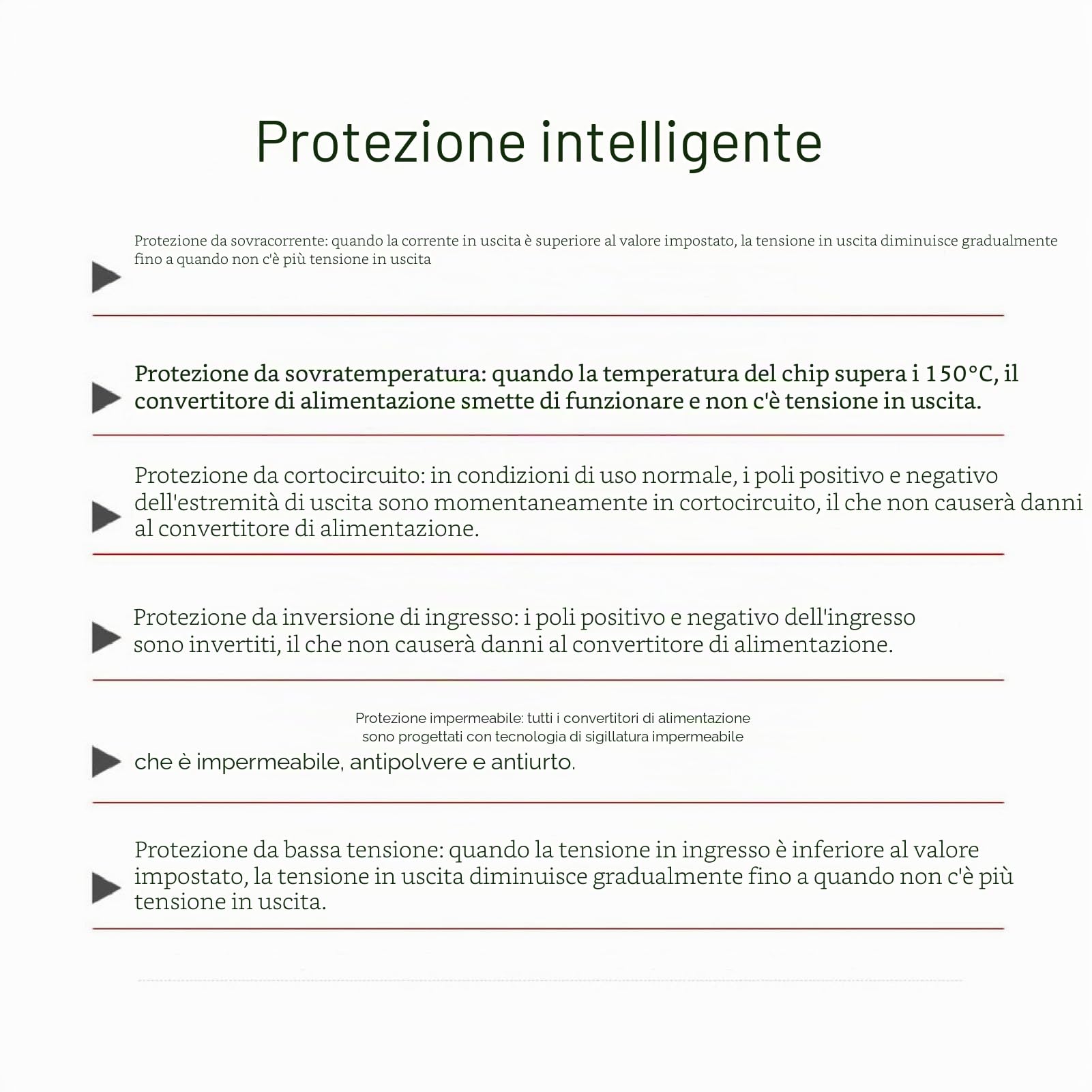 Modulo Regolatore di Tensione Step-up DC 12V 24V a 48V 10A Convertitore Boost Impermeabile IP67 480W con Prestazioni Sicure, Affidabili, Completamente Sigillate, Buone per una