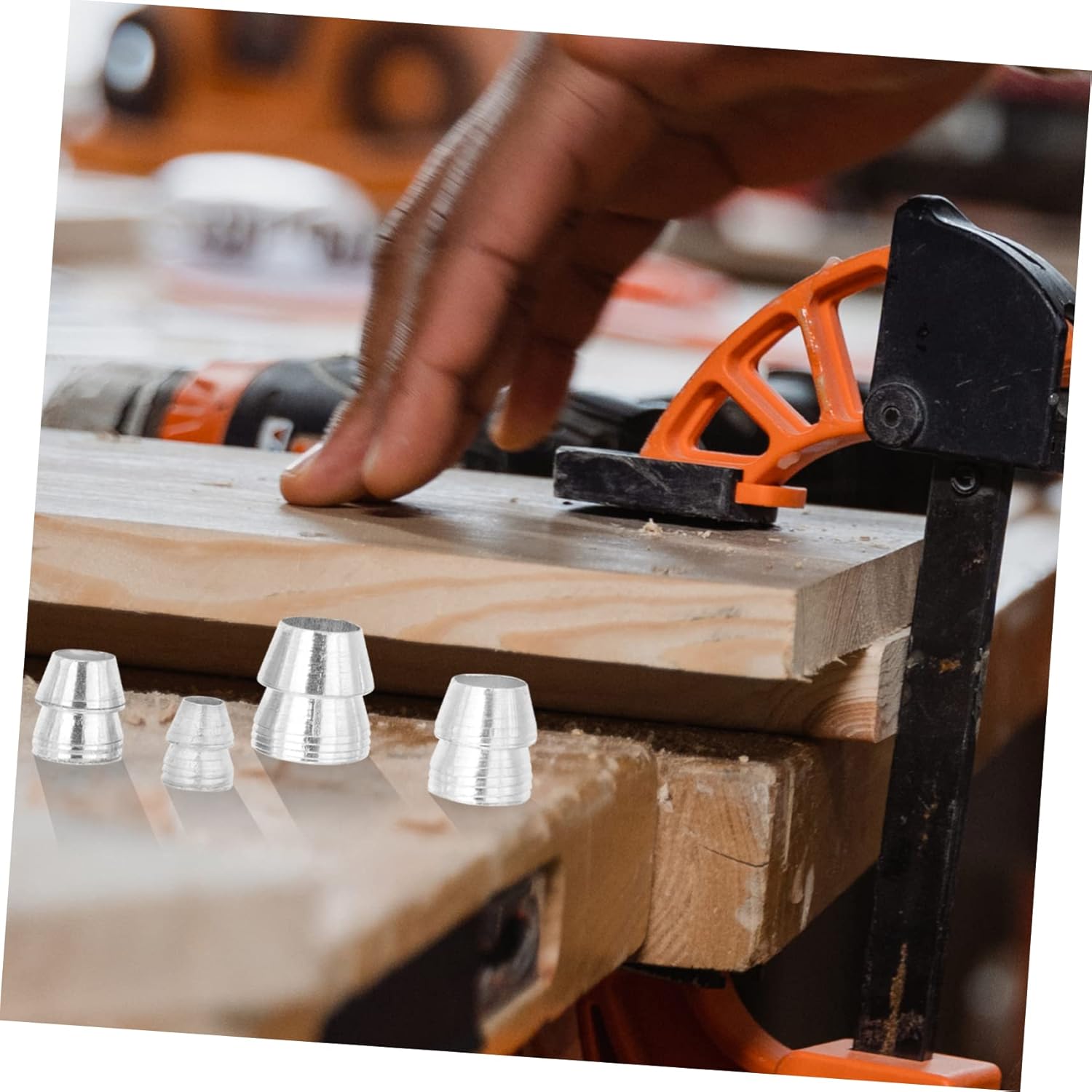 ARTIBETTER 56pcs Metal for Axe Handles Tapered Fixing Accessories for Woodworking and for Construction and Carpentry