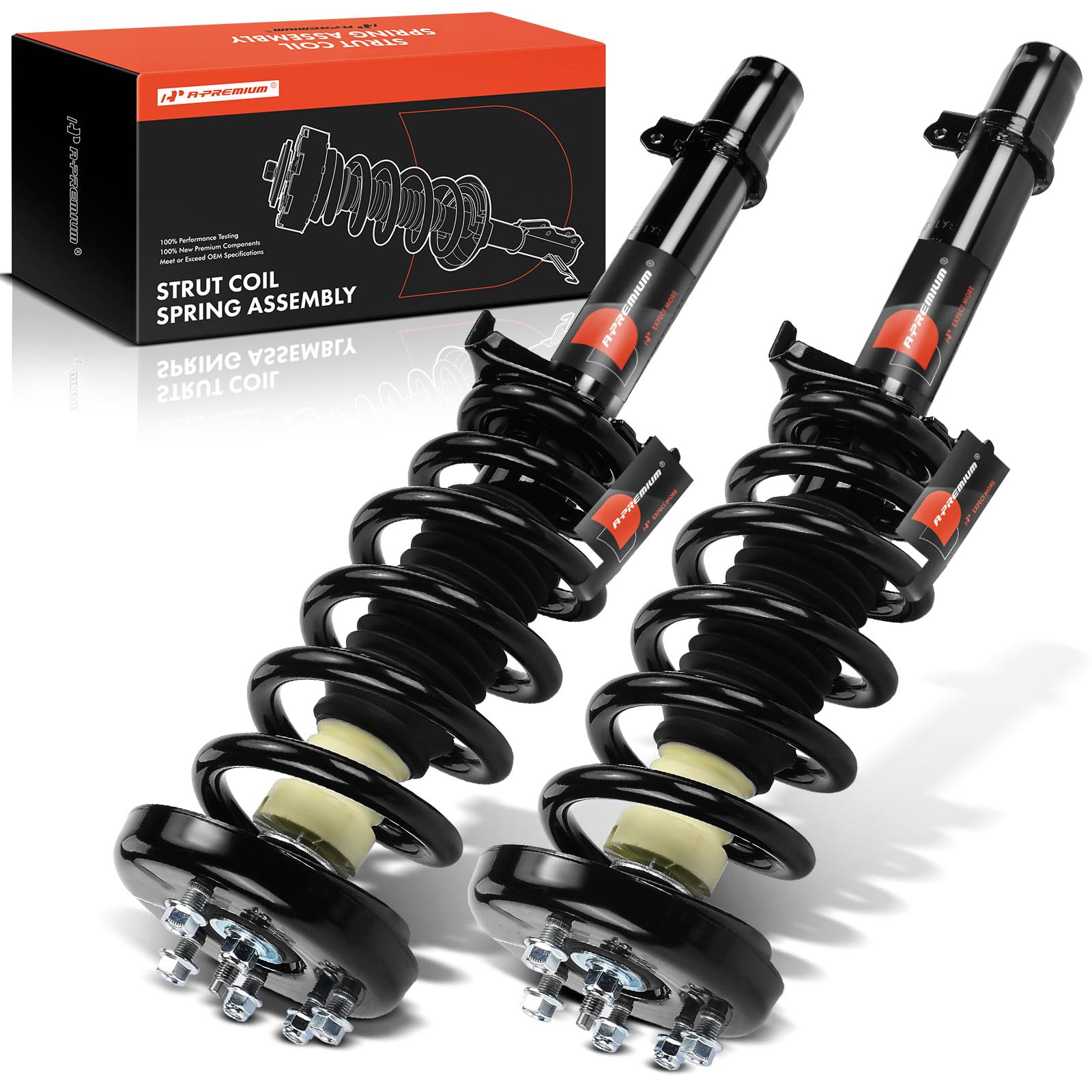 Amazon.com: A-Premium Front Pair (2) Complete Strut & Coil