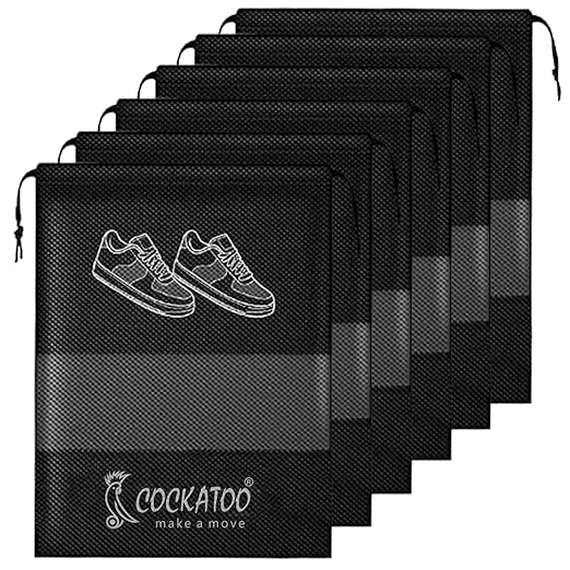 Cockatoo Shoe Bag for Travel & Storage, Women & Men, Travelling Shoe