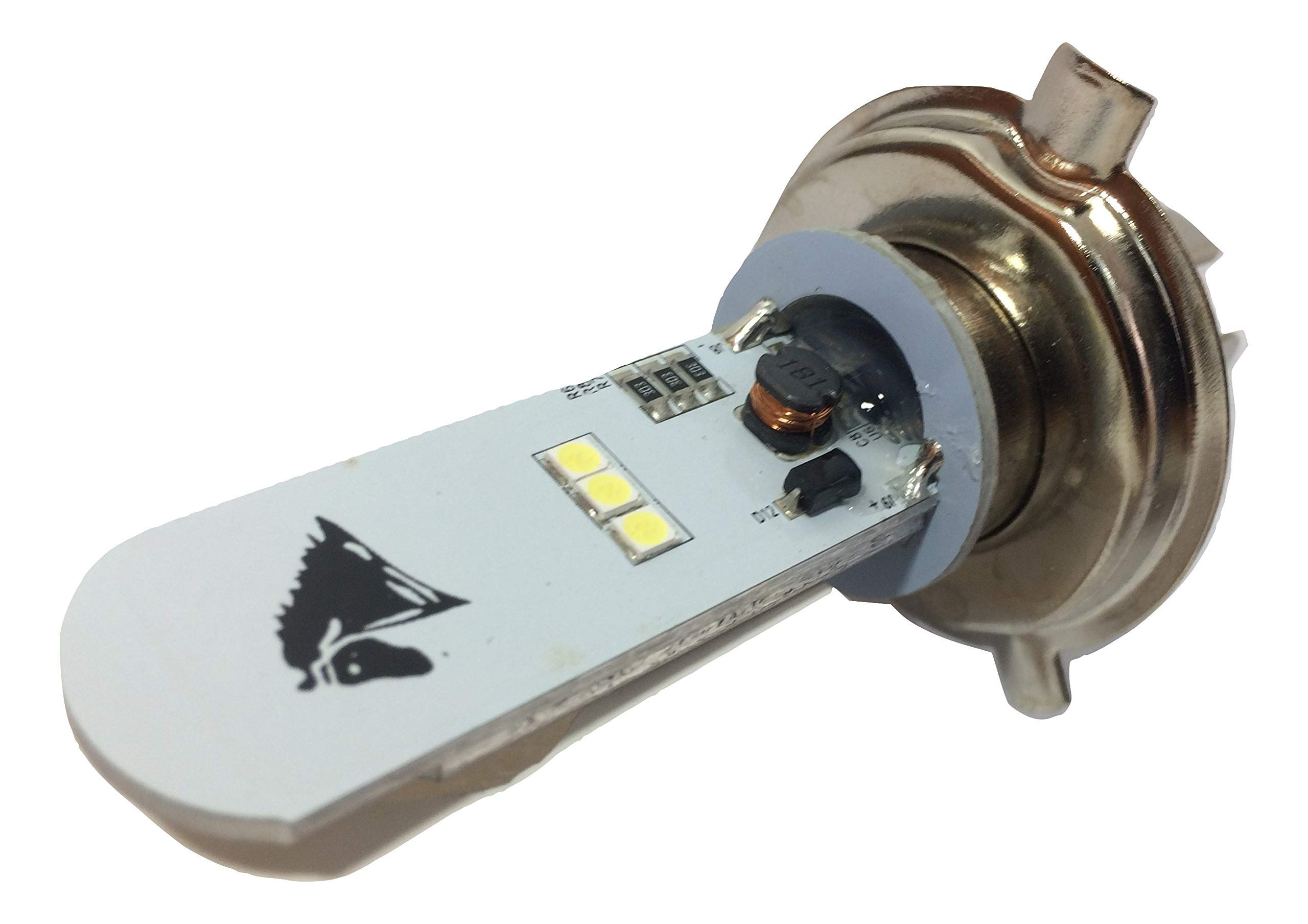 Lampada Led H4 Moto Farol 8000k Efeito Xenon Universal Stallion