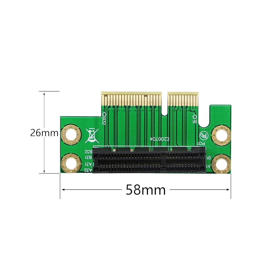 Amazon.co.jp: SinLoon PCIE 4X ライザーカード pci express x4