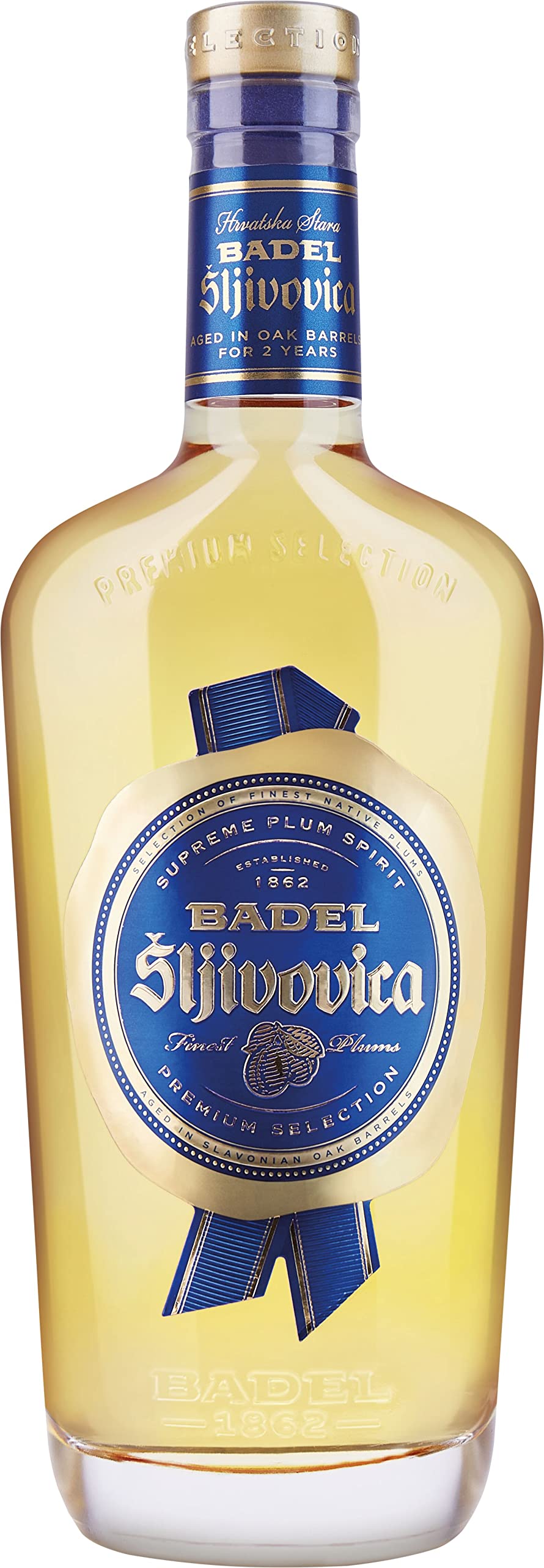 Badel 1862 - Badel Sljivovica Premium Selection/Premium Pflaumenbrand aus Kroatien (1 x 0.7l)