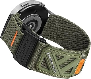 Nixiamy Pulseira de relógio esportiva de nylon resistente de 20 mm e 22 mm, liberação rápida, pulseira de relógio de subst...