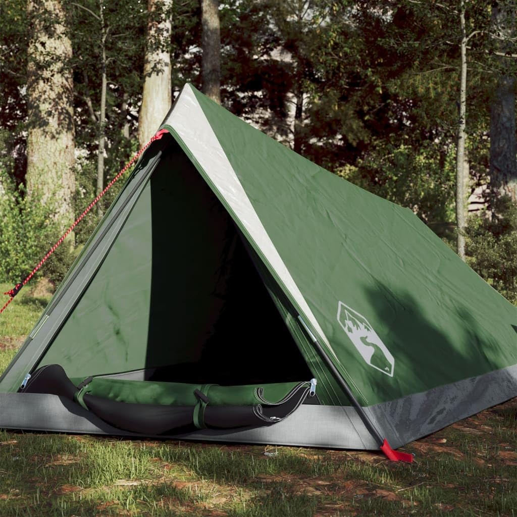 ZEYUAN Campingzelt 2 Personen Grün 200x120x88/62 cm 185T TAFT, Caming Zelt, Camping Tents, Camping-Zelt