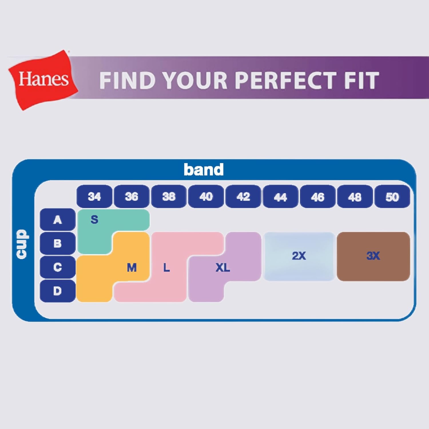 Hanes Womens T-Shirt Bra Pack, Oh So Light Wireless Bra for Women, Convertible Straps, Single Or 2-Pack - Image 6