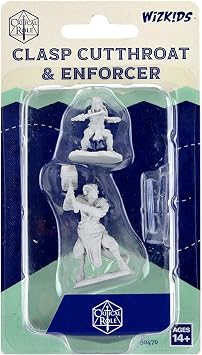 WizKids Critical Role Unpainted Miniatures Clasp Cutthroat & Enforcer