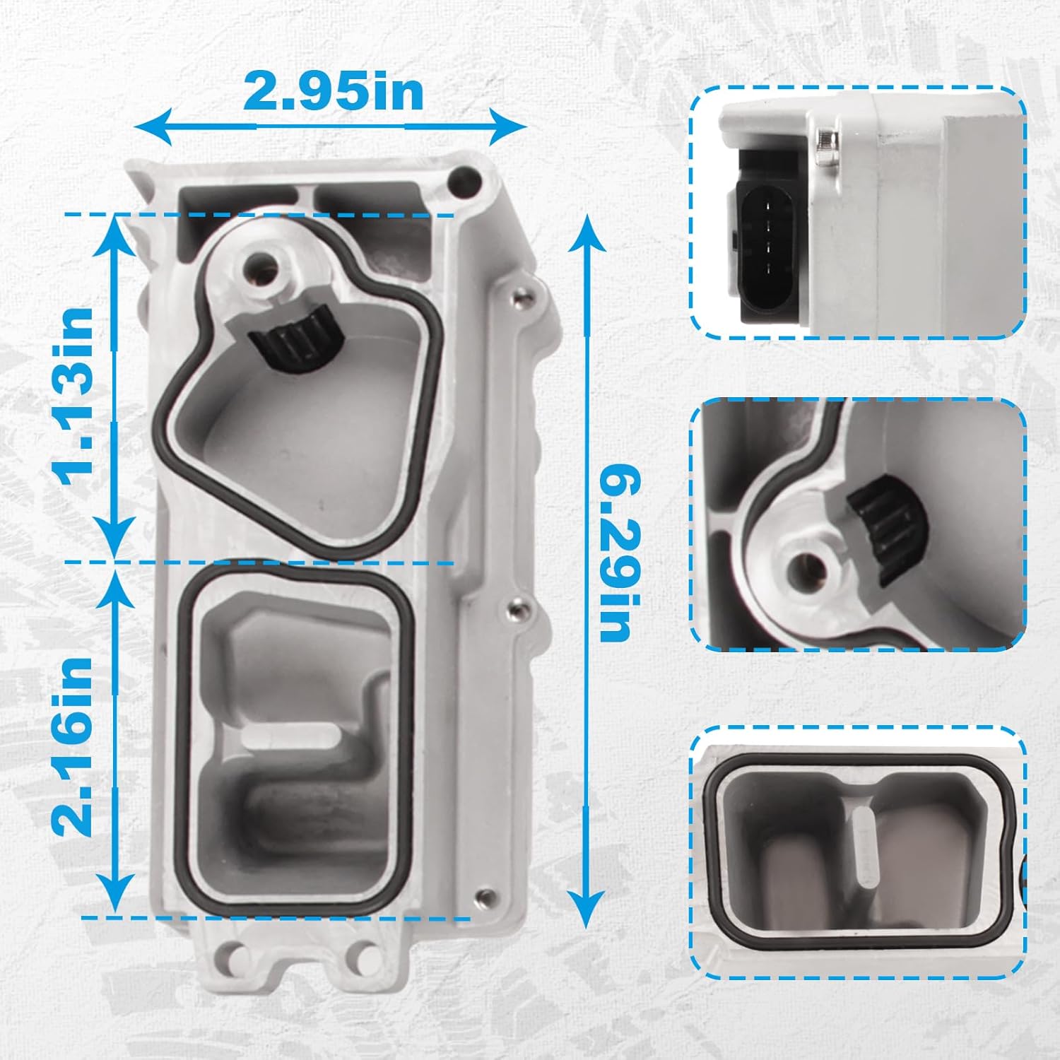 Turbocharger Turbo Actuator Calibrate Kit Compatible with 2013-2018 Ram 2500 3500 4500 5500 6.7L Cummins Diesel Holset HE300VG HE351VE,OEM 5494878RX 5601240NX 68210648AA 68212738AA 68245792AA