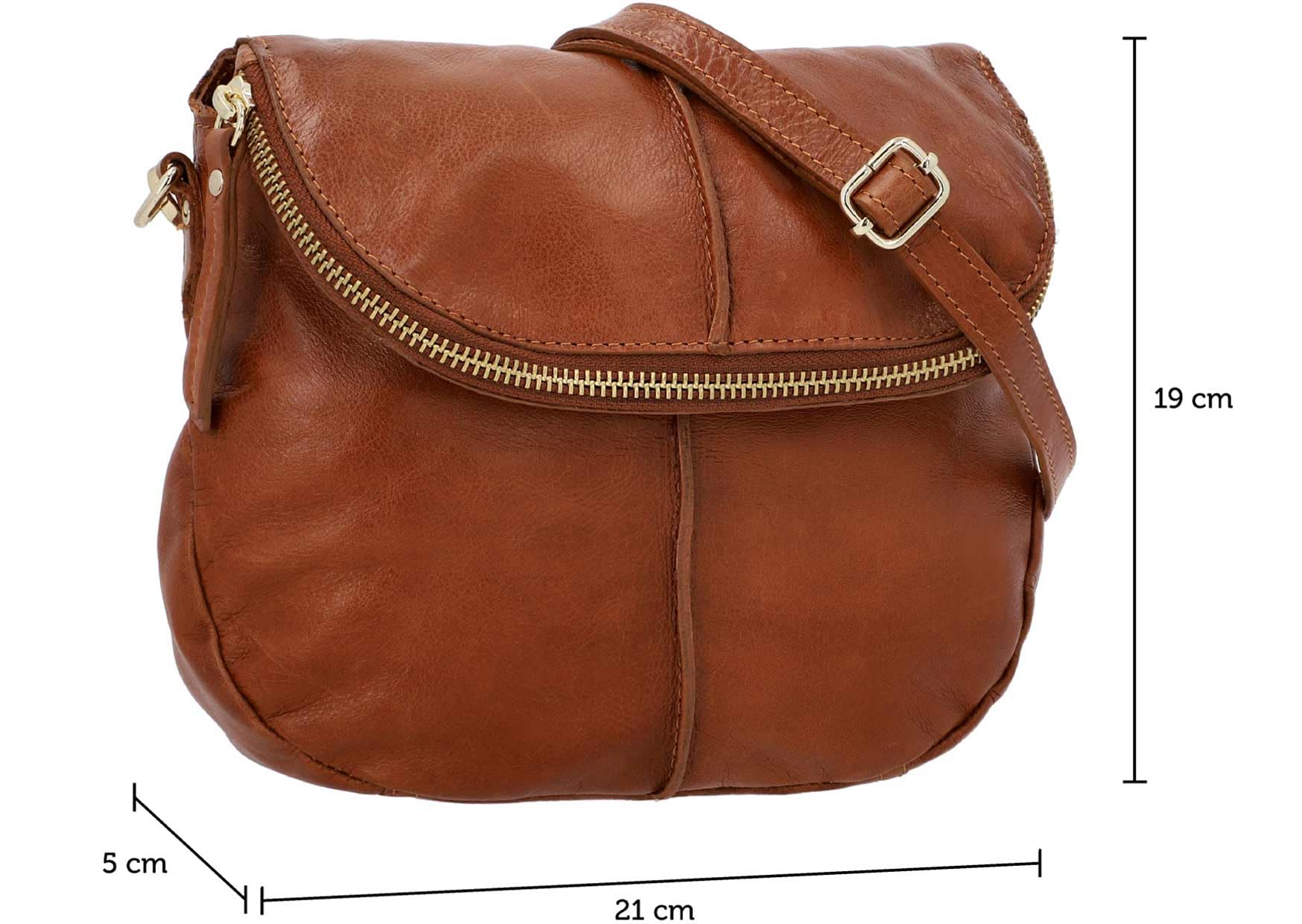 Gusti Umhängetasche Leder - Iselin Damen Handtasche Schultertasche Partytasche Festivaltasche Ledertasche Leder
