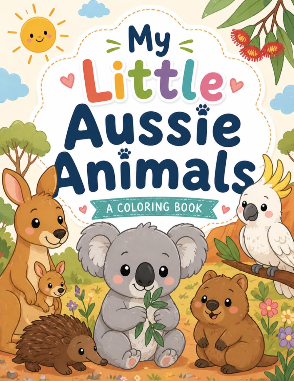 My Little Aussie Animals: A Coloring Book (My Little Coloring Books)