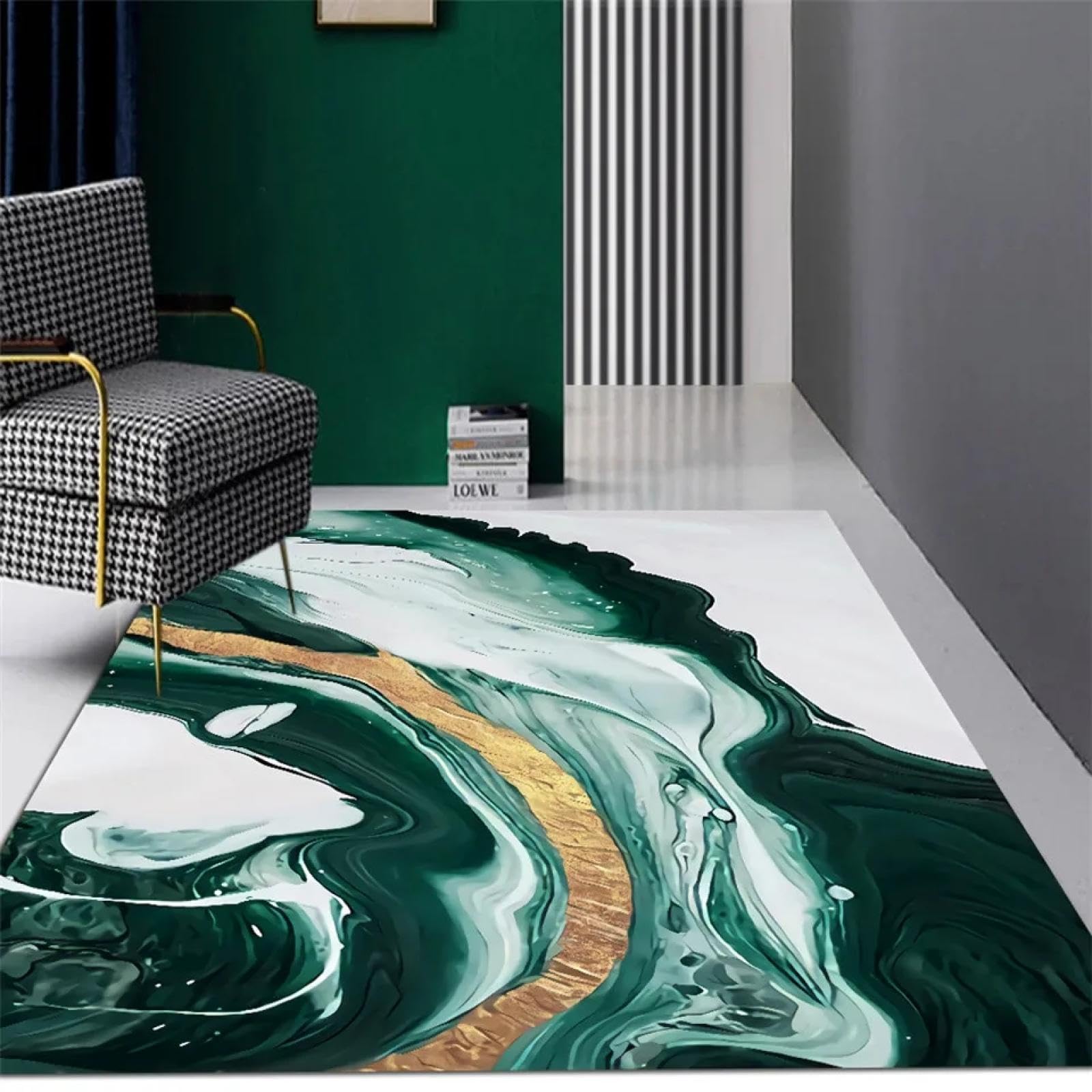 Alfombra de baño absorbente JGGXHM tapete antideslizante para mesa y silla de comedor