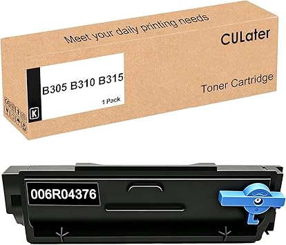 006R04376 Remanufactured Black Toner Cartridge Replacement for Xerox B305 B310 B315 Toner Cartridge for B305 B310 B315 Printer 3000 Pages with Chip