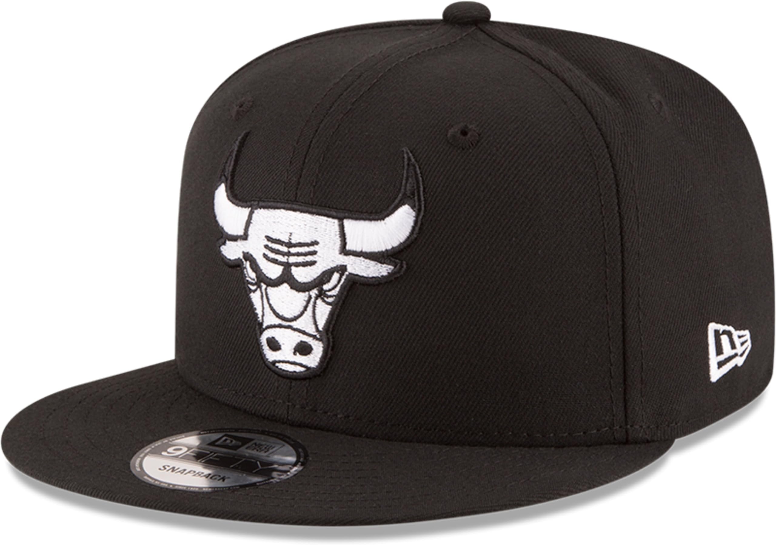 NBA 9FIFTY Black White Adjustable Snapback Hat Cap One Size Fits All