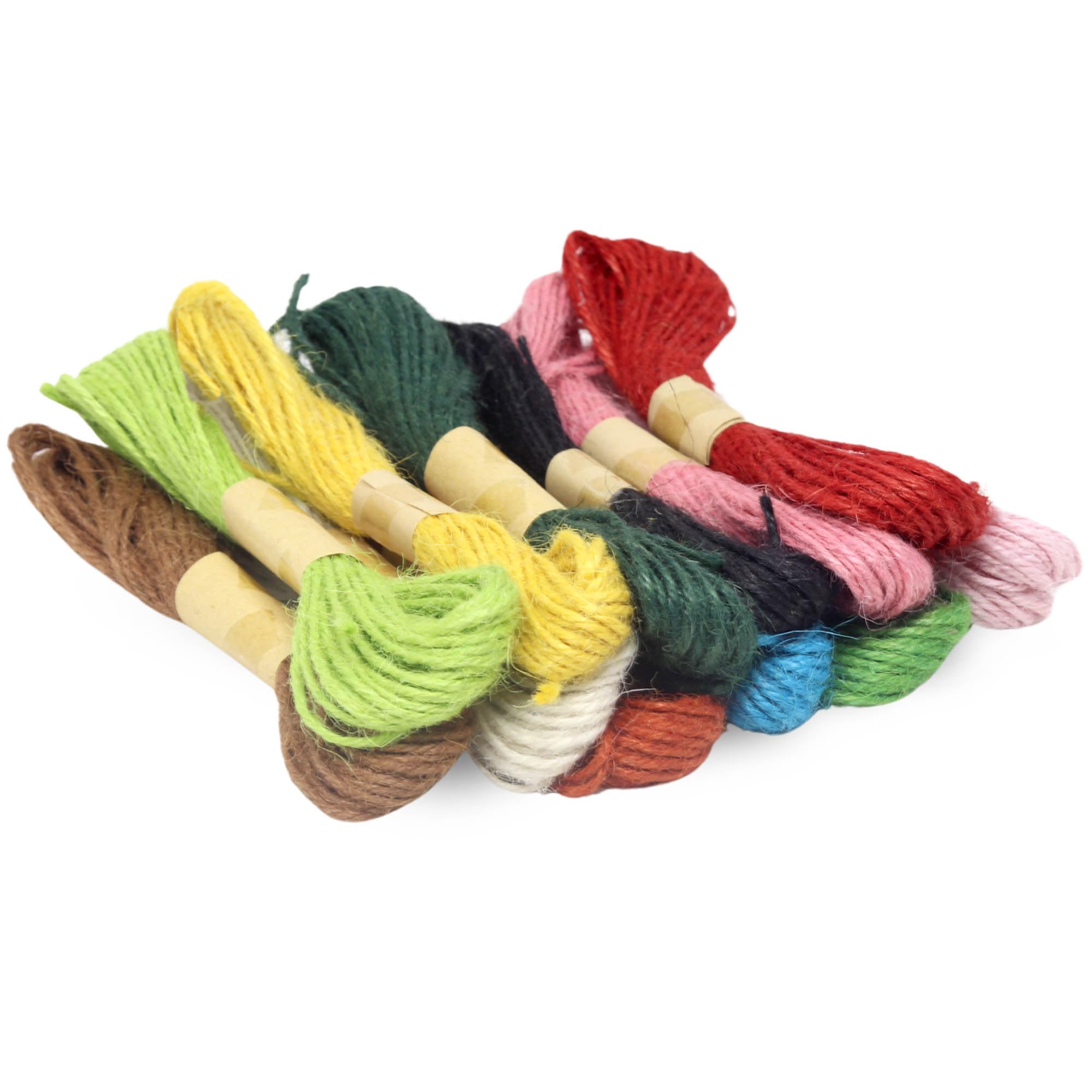 Lakeer 12 Color Jute Twin Thread Rope Multicolor 12 Colours 10 Meter Each for Art & Craft Decoration Gift Wrapping DIY Projects (B08KYH7XXB) Amazon Price History, Amazon Price Tracker