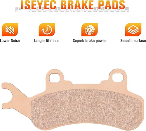 Miniatura 5 de Juego de pastillas de freno sinterizadas delanteras y traseras para Can-Am Maverick X3, Maverick MAX, Maverick Sport, Maverick Trail, 2 juegos de