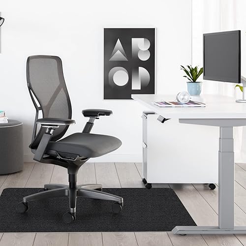 Miniatura 2 de Sycoodeal Tapete para silla de oficina tapete para silla para suelo de madera dura tapete para silla de juegos de computadora tapete para silla de