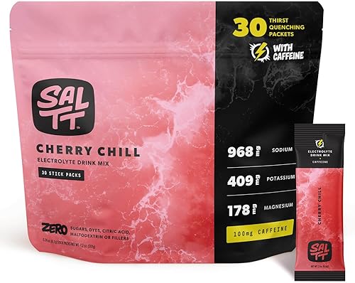 Miniatura 11 de SALTT - Mezcla de bebida con sabor a electrolitos en polvo - Blue Slushies - 30 paquetes de hidratación - Magnesio, potasio, sodio, oligominerales -