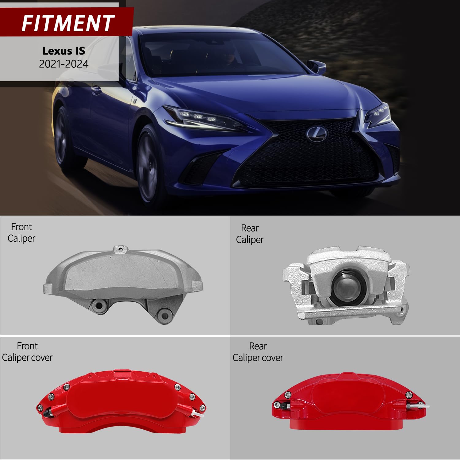 AOOA RACING LEXUS IS用 アルミ製キャリパーカバー 未使用品 Amazon.co.jp: AOOA アルミニウム レッド キャリパーカバー レクサスIS