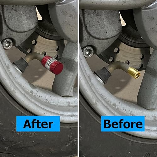 Miniatura 3 de 12 tapas de válvula de neumático de automóvil, resistentes a la corrosión, aleación de aluminio a prueba de fugas, accesorios universales para