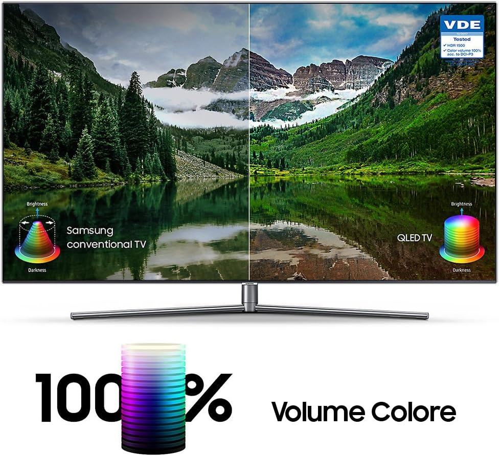 Samsung QE65Q8FNATXZT TV QLED 65 pollici Q8FN Serie 8, Televisore Smart 4K UHD, HDR, Wi-Fi, (2018) Samsung QE65Q8FNATXZT TV QLED 65 pollici Q8FN Serie 8, Televisore Smart 4K UHD, HDR, Wi-Fi, (2018)