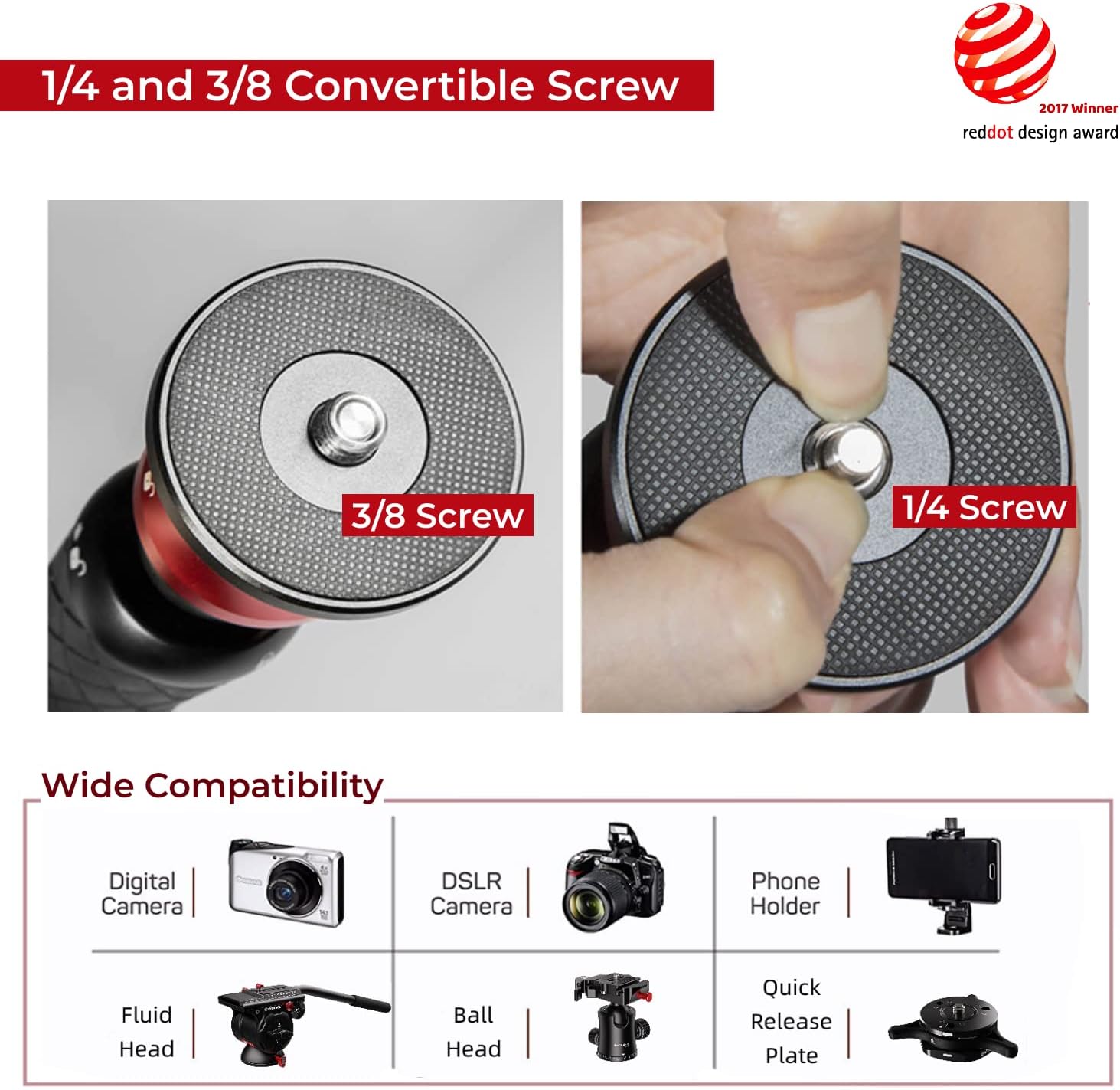 IFOOTAGE Monopod Cobra 2 Strike A150S, 59" Telescopic Camera Monopod with Dual Direction Quick Adjustable, Compatible with DSLR Cameras and Camcorders : Electronics