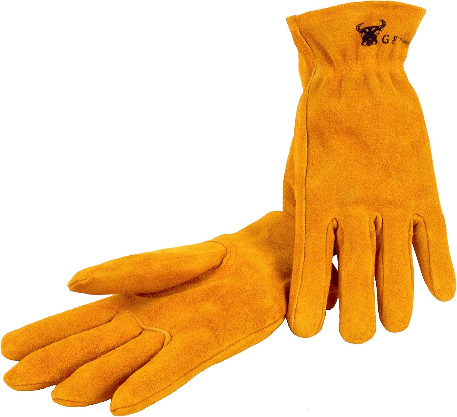 JustForKids Synthetic Leather Kids Garden Gloves Grey, 4-6 Years Old, Durable, Breathable, Non-Slip, Adjustable Safety Cuff, Child-Sized Work Gloves for Planting, Digging, Weeding, Outdoor Play, DIY - Image 2