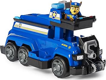 PAW PATROL チームポリスクルーザー フィギュア付き Amazon.com: PAW Patrol Team Cruiser, Large Scale Vehicle