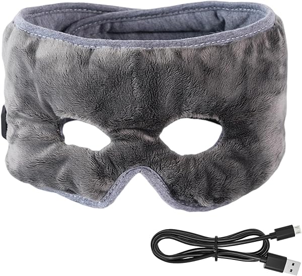 Masque Soulager Sinus, 3 Modes Masque Chauffant Électrique Soulagement Sinus, Masques Chauffants Visage Traitement Sinusite Avec Usb, Bonnet Soulager Maux Tête M-igraines, Pour Soins Personnels - 1