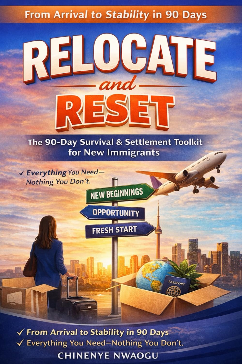 RELOCATE & RESET: The 90-Day Survival & Settlement Toolkit for New Immigrants
