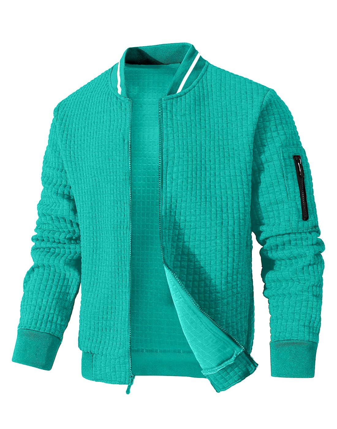 Mens Lightweight Jacket Casual Bomber Jacket Varsity Coat