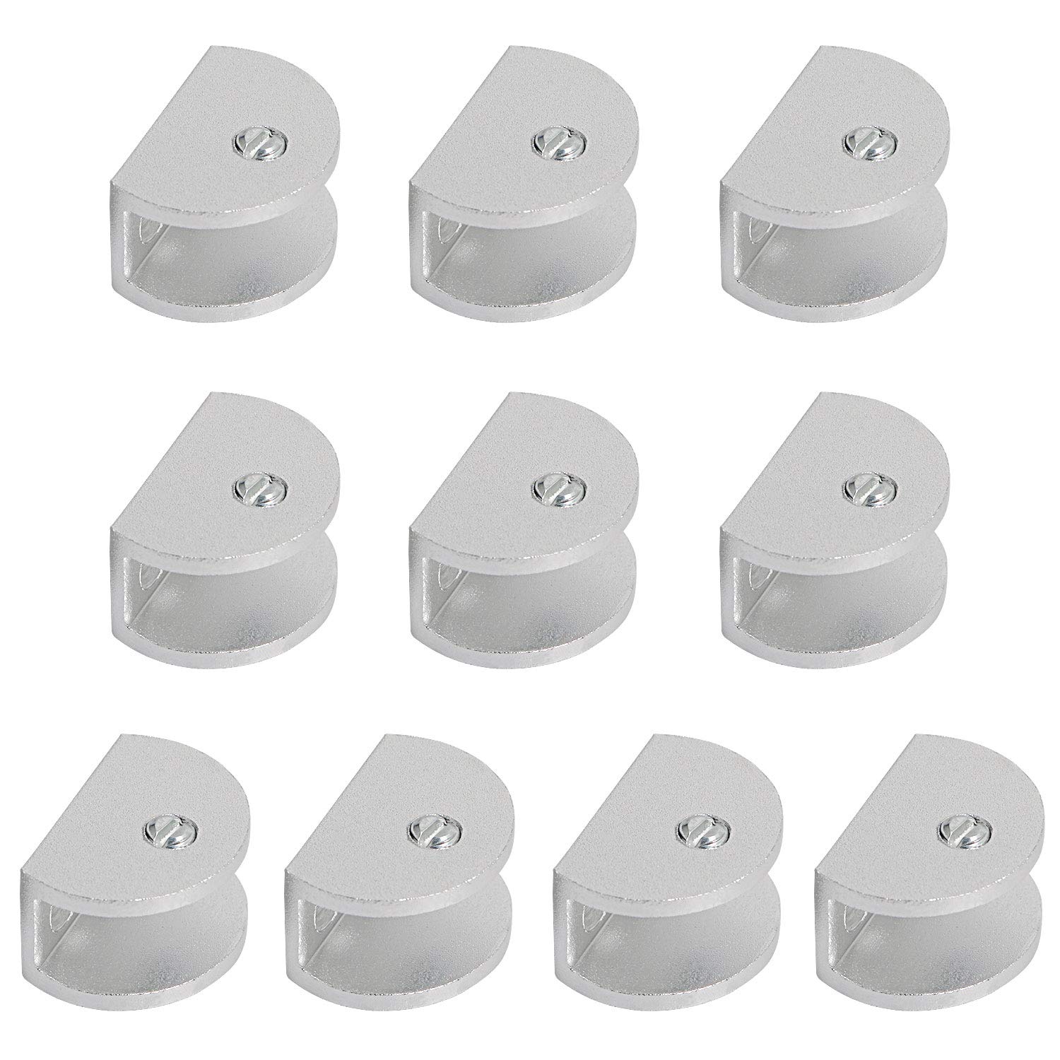 Halbrunde Glasklemmen Von Aopin - Verstellbar Für 10-15mm Glas