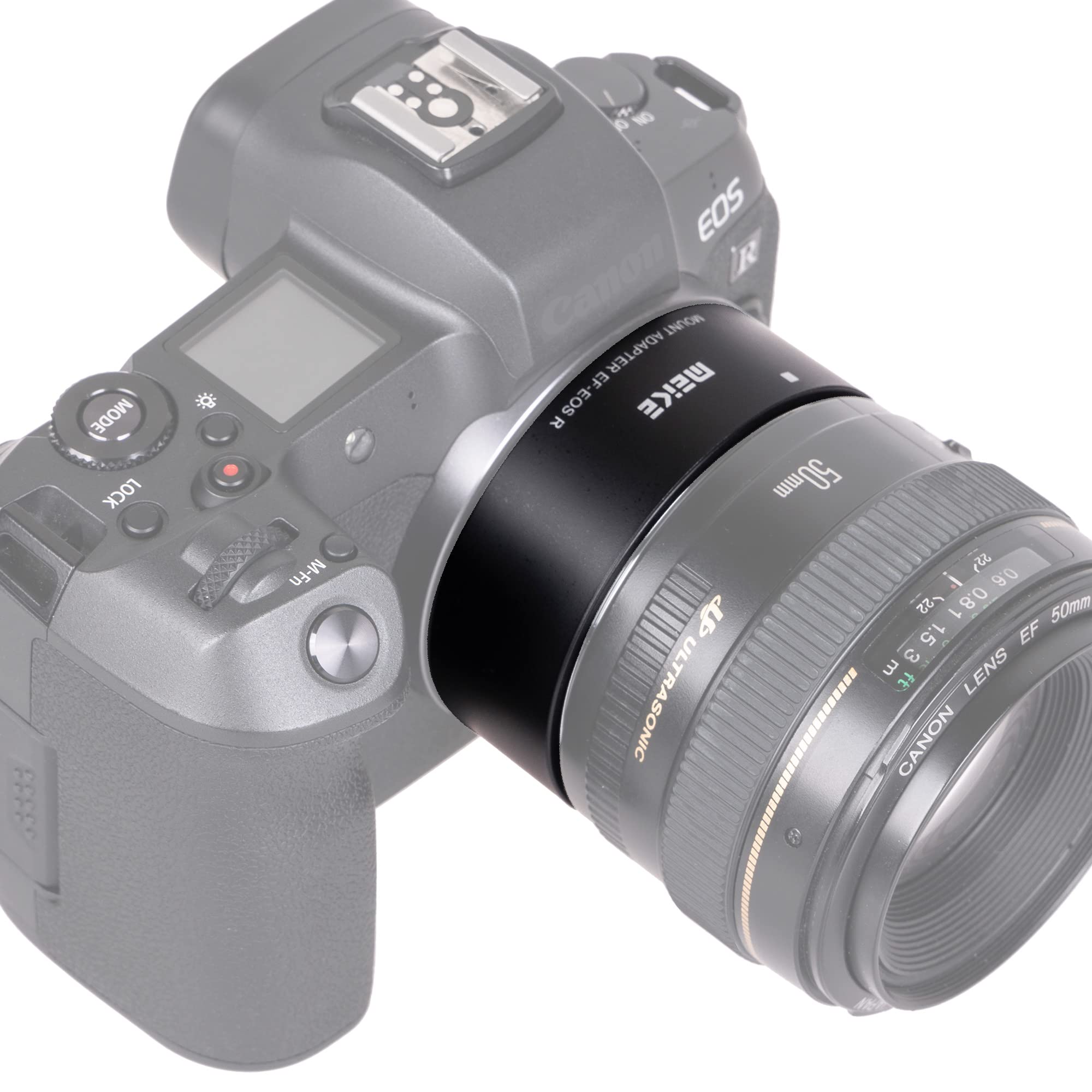 AF Autofokus Objektivadapter Kompatibel mit Canon EF/EF-S Objektive & EOS R Mount Systemkameras MK-EFTR-A