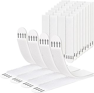 20 Pairs Picture Hanging Strips - Heavy Duty Large Adhesive Mounting Sticky Hanger,Refill Hook and Loop Wall Strips,Easy to Use,Removable for Home Decor Poster & Frames,No Nails Damage Free