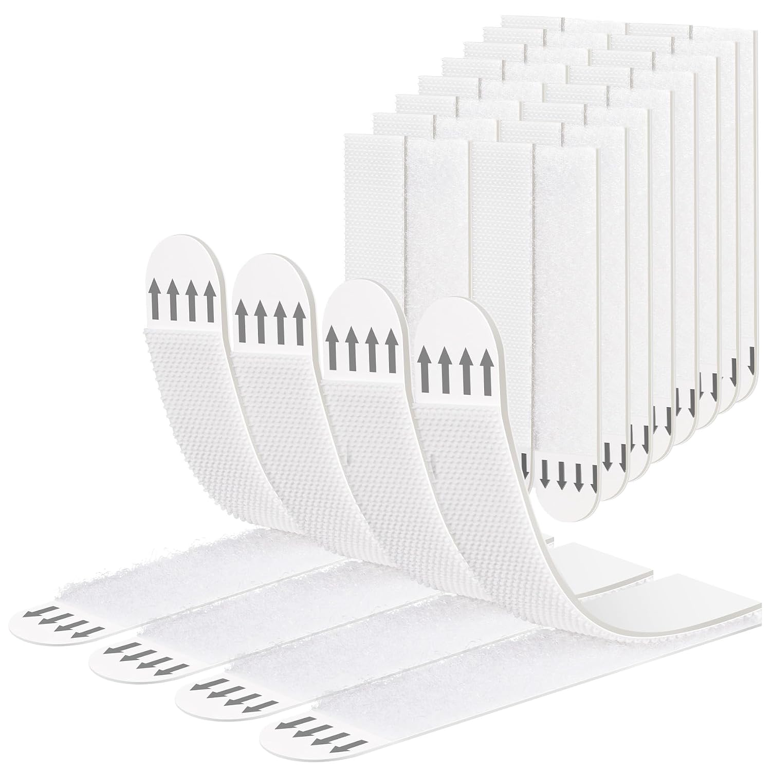 Picture Hanging Strips 20 Pairs, Heavy Duty Refill Hook and Loop, Removable