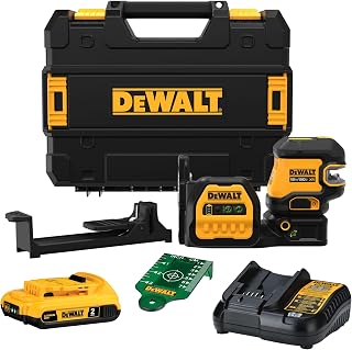 DEWALT 20V/12V MAX Laser Level Kit, 2-Spot Laser, Green (DCLE34220G) Price In India