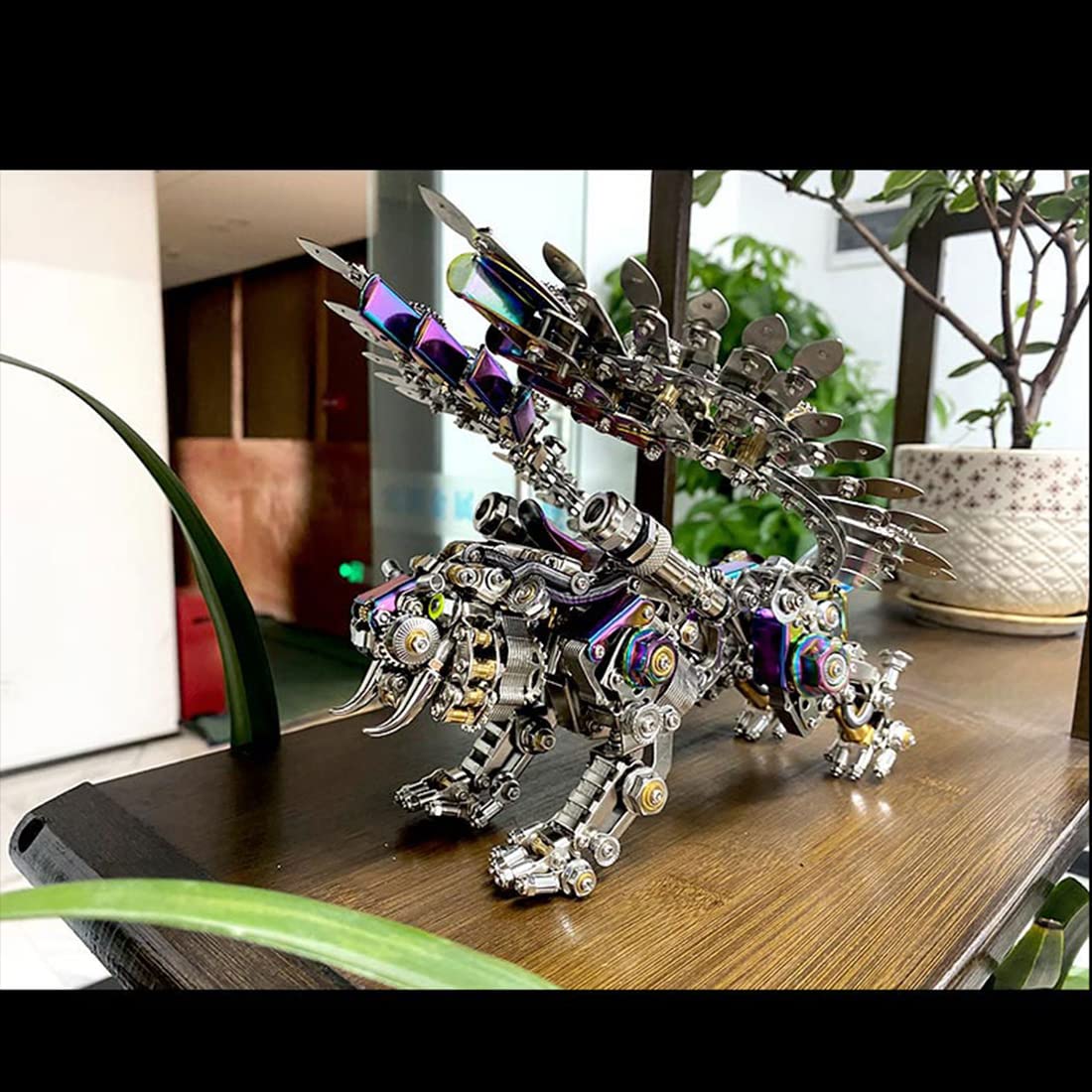 Rompecabezas Metal 3D, Kit Modelo Tigre 700 Piezas, Rompecabezas 3D, Modelo mecánico, Juguete ensamblaje, Rompecabezas Adultos, decoración
