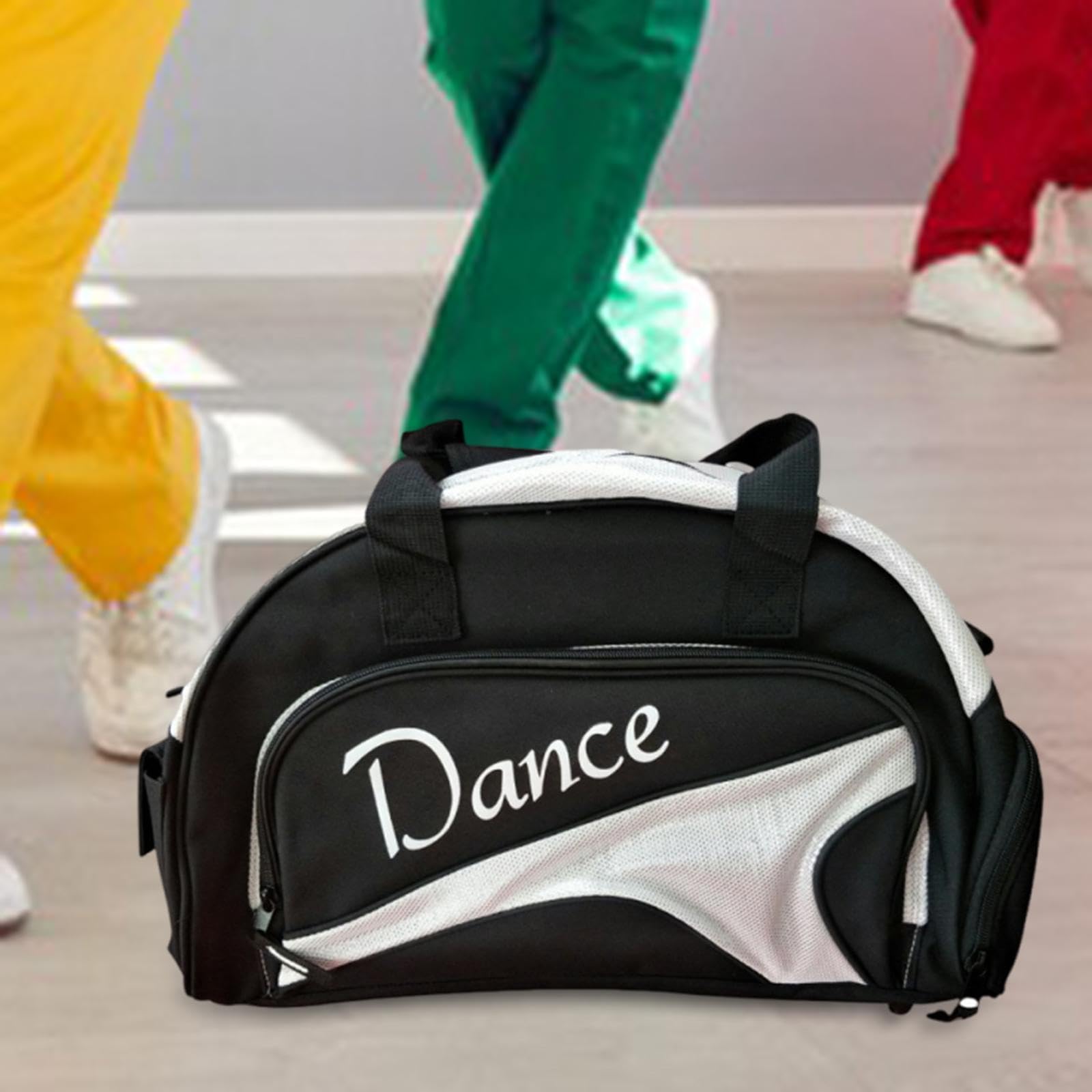 Gralara Tanz Reisetasche mit Schuhfach, Damen Sporttasche für Camping, Tanzen,