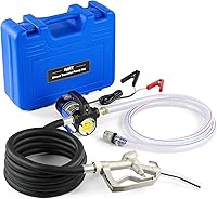 Vista 9 de Orion Motor Tech Bomba de transferencia diesel, bomba de combustible de 12 voltios con mangueras de boquilla para diésel, queroseno, máquina, aceite